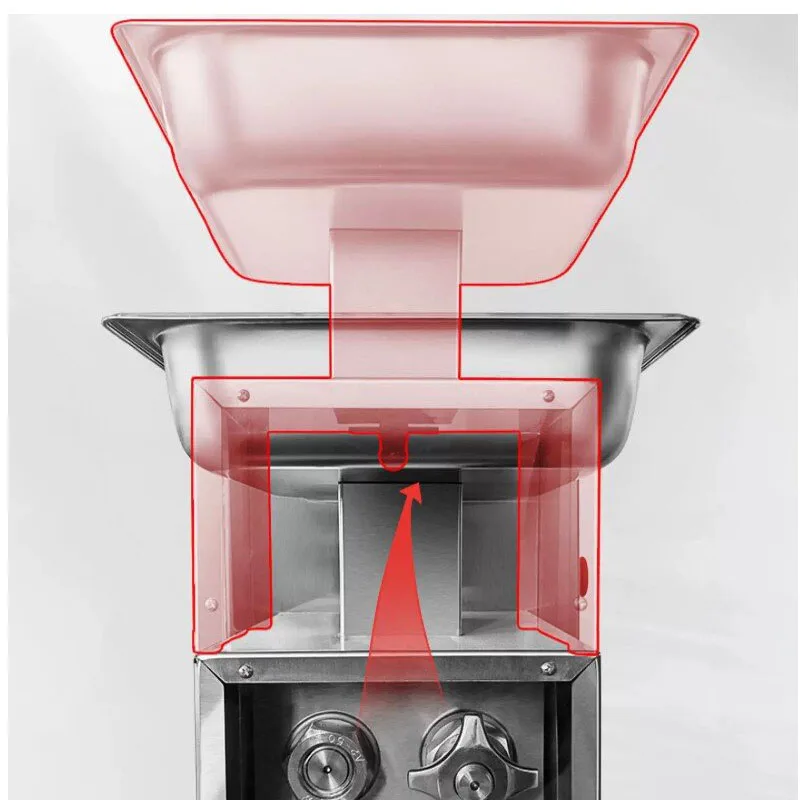 Meat Slicer Machine - Mesin Pemotong Daging Komersial Vertikal, Penghancur,