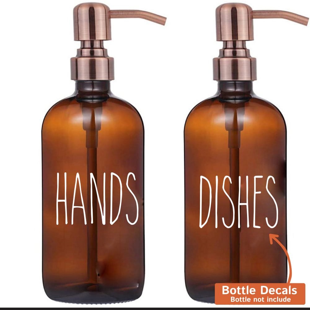 Commercial Kitchen Tiles - Stiker Stiker Label Botol Piring Tangan