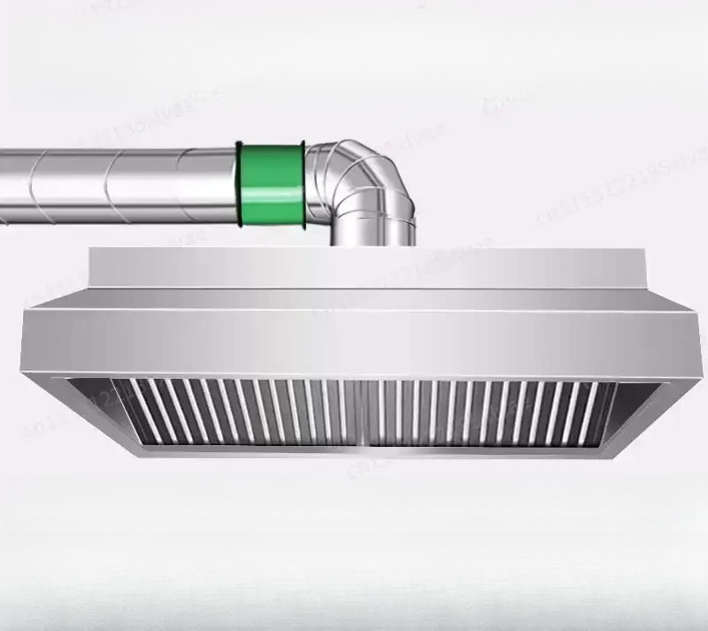 Commercial Kitchen Hoods - Penghisap Asap Stainless Steel Tebal, Penghisap