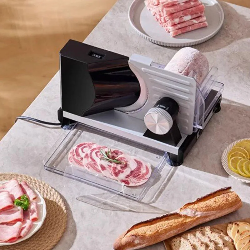 Meat Slicer Machine - Alat Pengiris Daging Listrik Rumah Tangga,