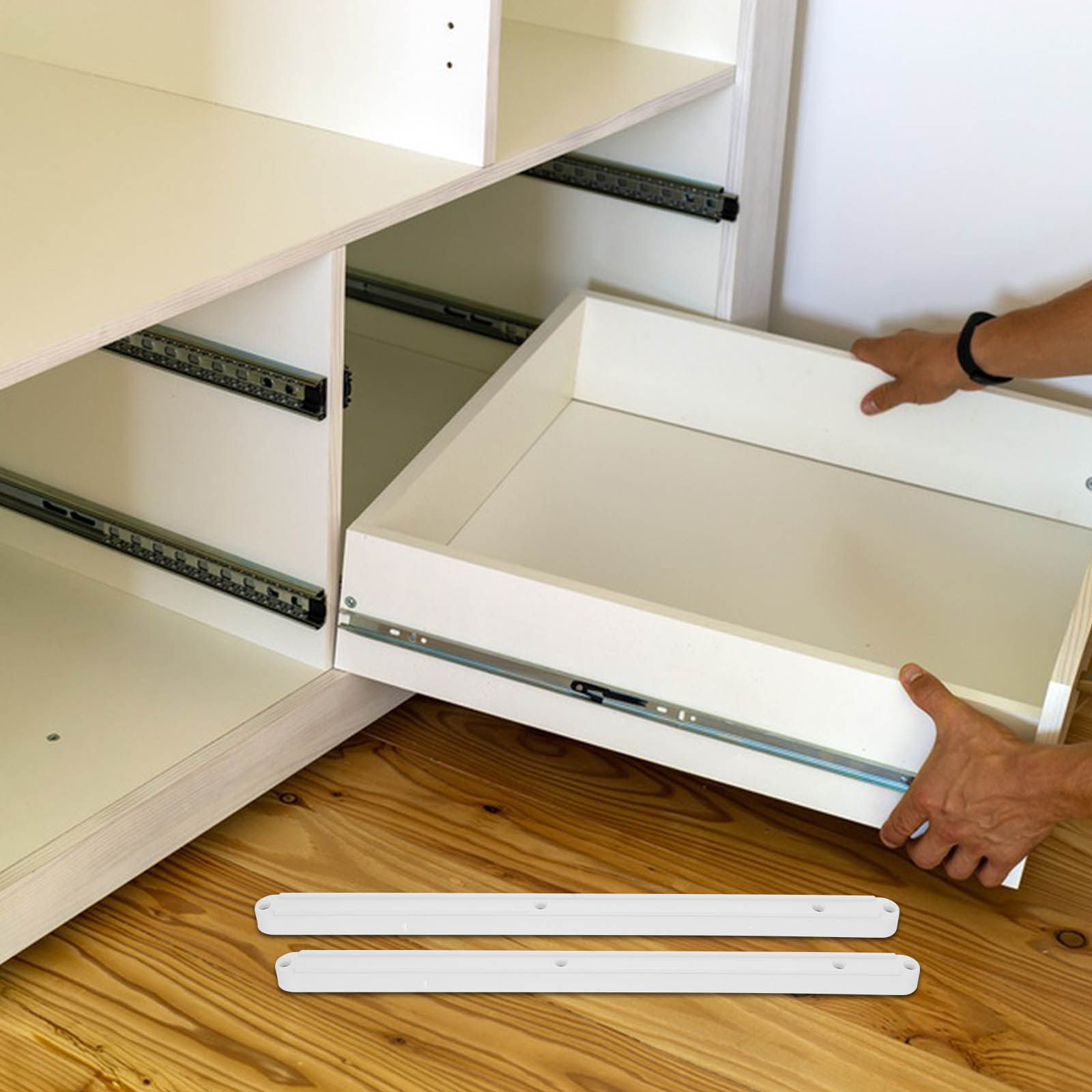 Commercial Kitchen Swing Door - 2 Buah Rel Laci Plastik Halus