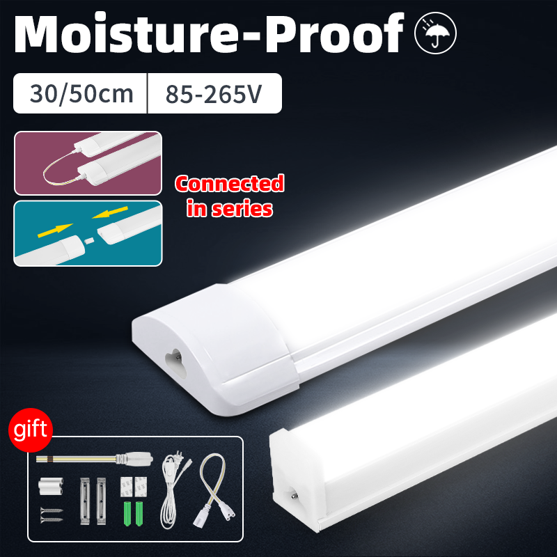 Commercial Kitchen Lighting - Lampu tabung Led, tahan lembap 50/30cm