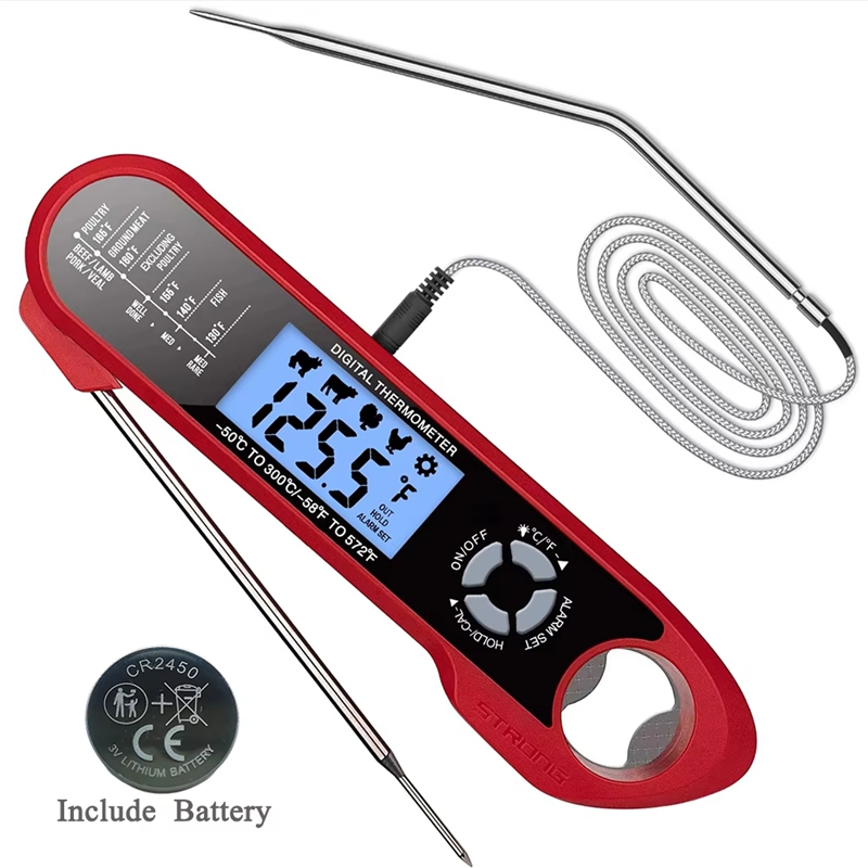 Commercial Kitchen Equipment List - Termometer Daging Digital Dual-Probe, Termometer Dapur