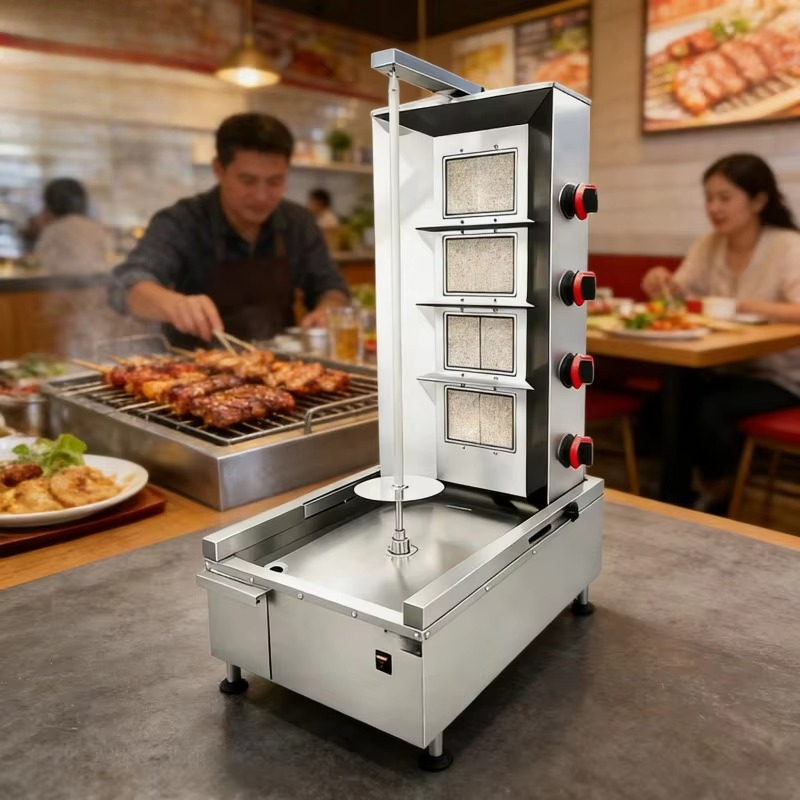 Kebab Shawarma Machine - Mesin Pembakar Shawarma Profesional untuk Meja,