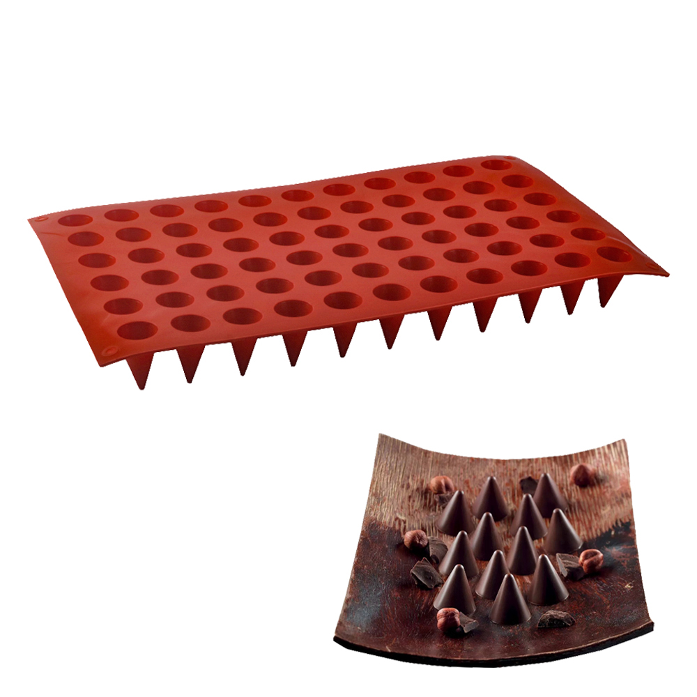 66-sel kerucut coklat cetakan  - Commercial Kitchen Equipment List ulasan dan harga