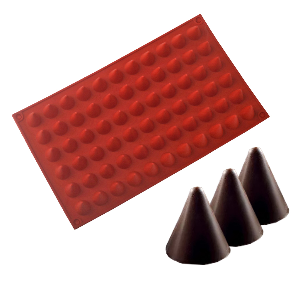 66-sel kerucut coklat cetakan  - Commercial Kitchen Equipment List ulasan dan harga