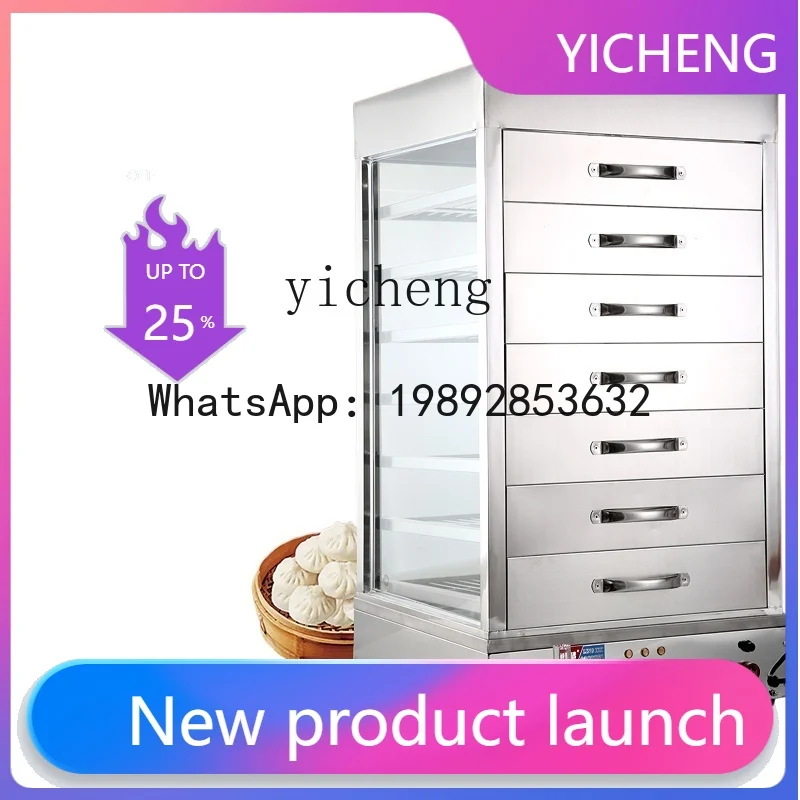 Penghangat Roti Listrik Komers - Commercial Steamer Cabinet ulasan dan harga