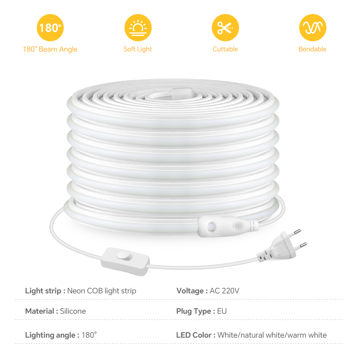 Strip Led COB 220V Strip LED C - Commercial Kitchen Lighting ulasan dan harga