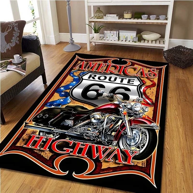 Rute 66 karpet Vintage sepeda  - Commercial Kitchen Non Slip Flooring ulasan dan harga