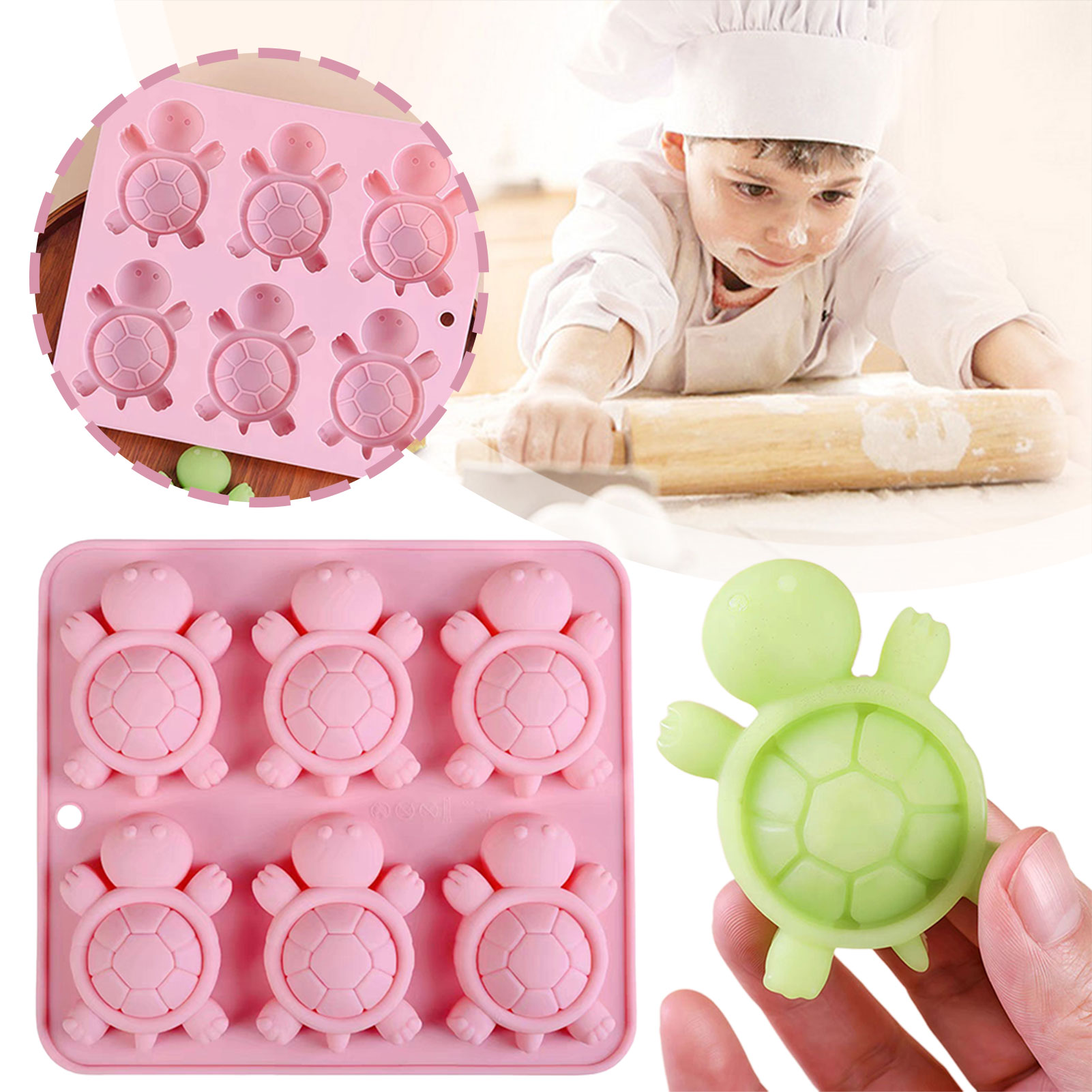 Turtles Ice Tray 3D Tortoises  - Commercial Kitchen Items ulasan dan harga