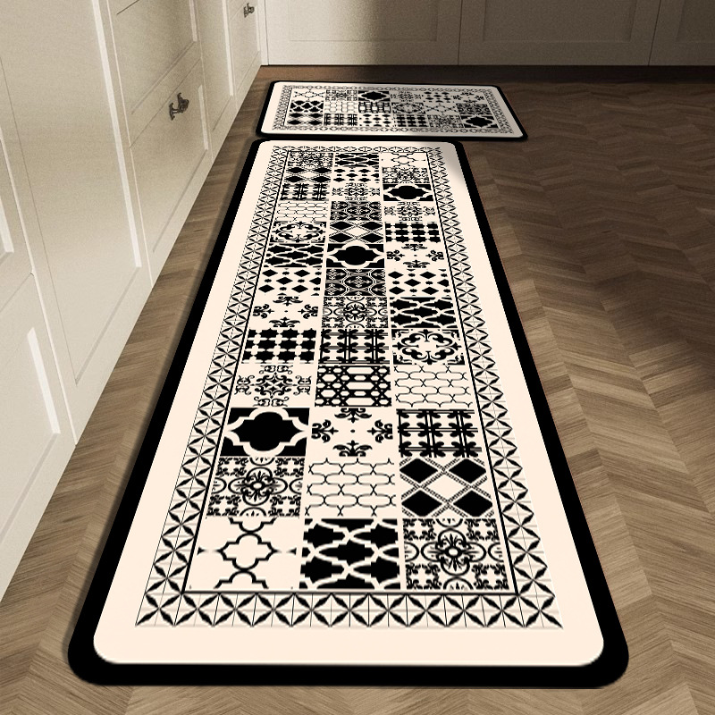 Set Keset Dapur Motif Geometri - Commercial Kitchen Tile ulasan dan harga
