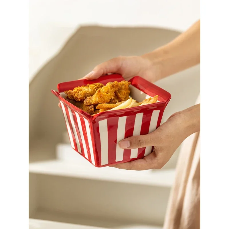 Mangkuk keramik persegi kreati - Commercial Kitchen Items ulasan dan harga