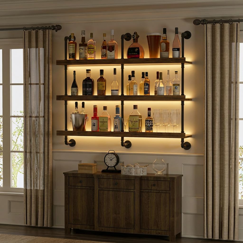 Rak Anggur Dinding dengan Lamp - Commercial Kitchen Lighting ulasan dan harga