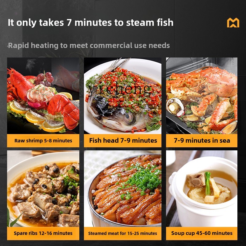 Lemari pengukus makanan laut k - Commercial Steamer Cabinet ulasan dan harga