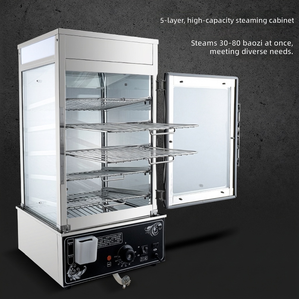 Penghangat Pangsit Listrik 5 T - Commercial Steamer Cabinet ulasan dan harga