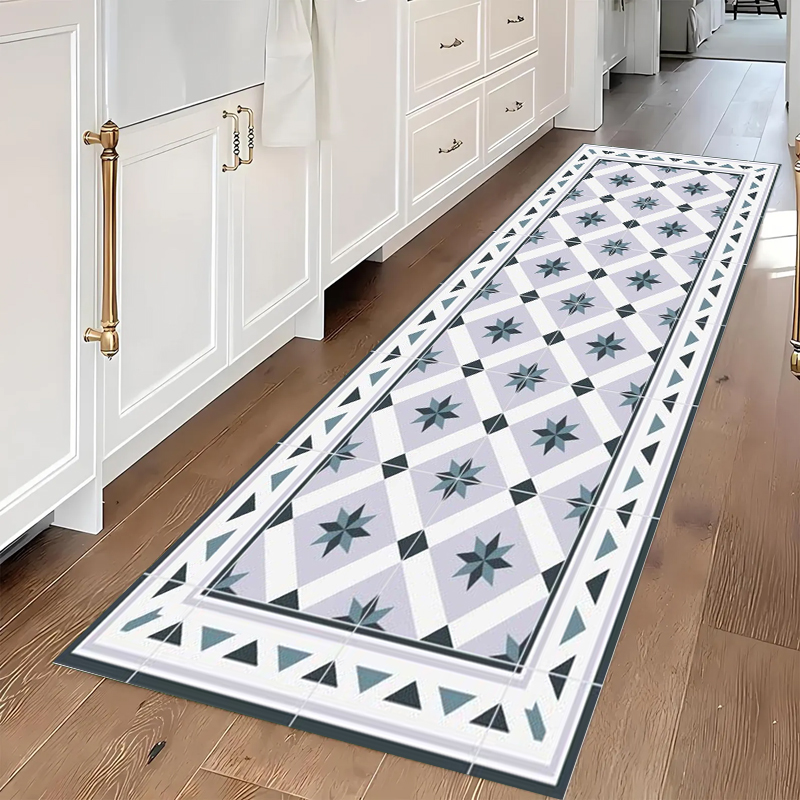 Karpet Runner Motif Geometris  - Commercial Kitchen Tile ulasan dan harga