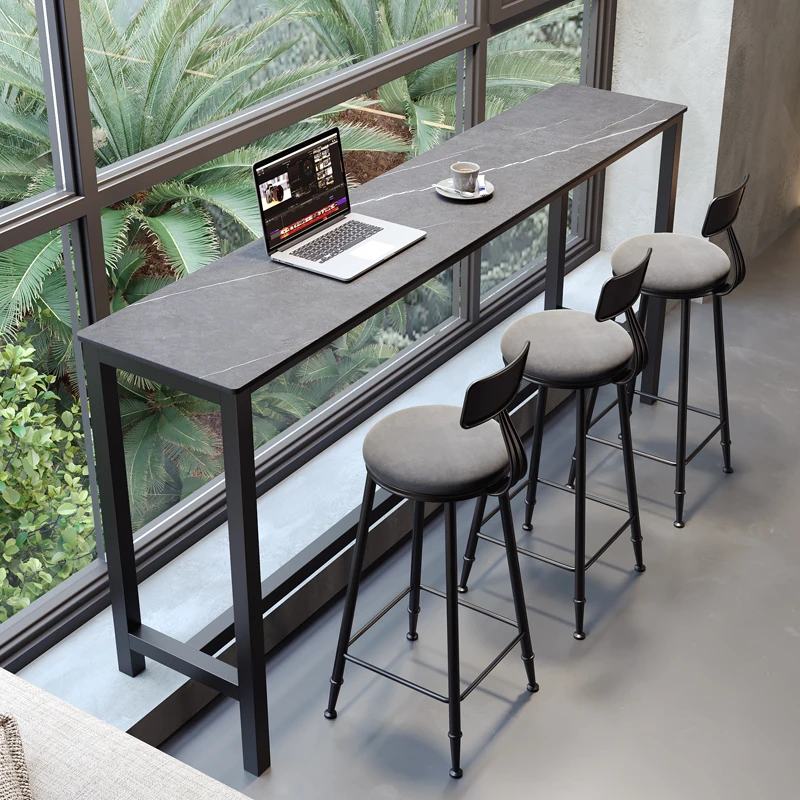 Meja Bar Balkon Nordik, Meja B - Commercial Kitchen Tile ulasan dan harga