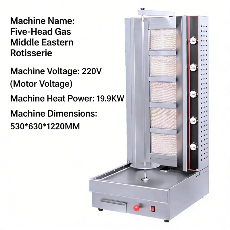 Mesin Pembakar Shawarma Profes - Kebab Shawarma Machine ulasan dan harga
