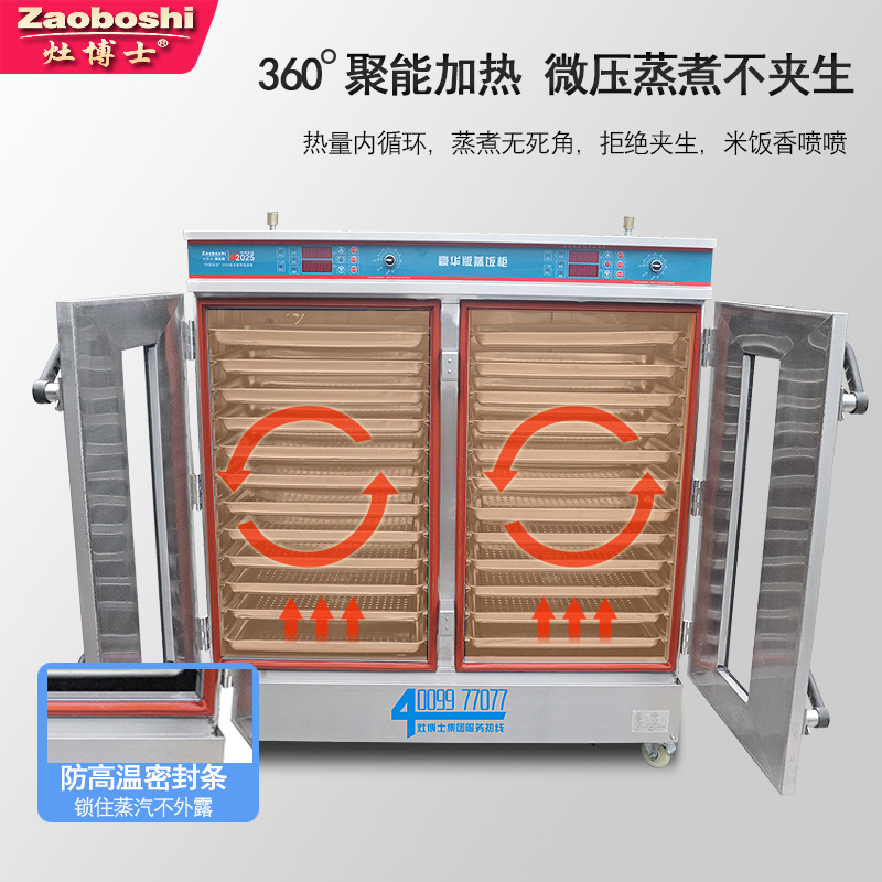 Kabinet Pengukus Roti 24 Loyan - Commercial Steamer Cabinet ulasan dan harga