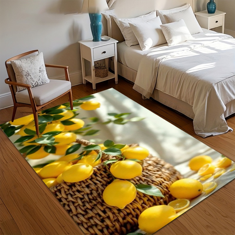 Karpet Area Motif Lemon Segar  - Commercial Kitchen Tile ulasan dan harga