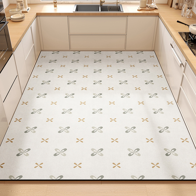 Karpet Dapur Kulit PVC Tahan A - Commercial Kitchen Non Slip Flooring ulasan dan harga