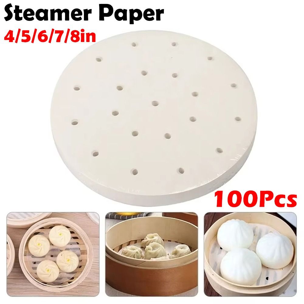 100 Buah Kertas Kukus Roti Kuk - Commercial Kitchen Accessories ulasan dan harga